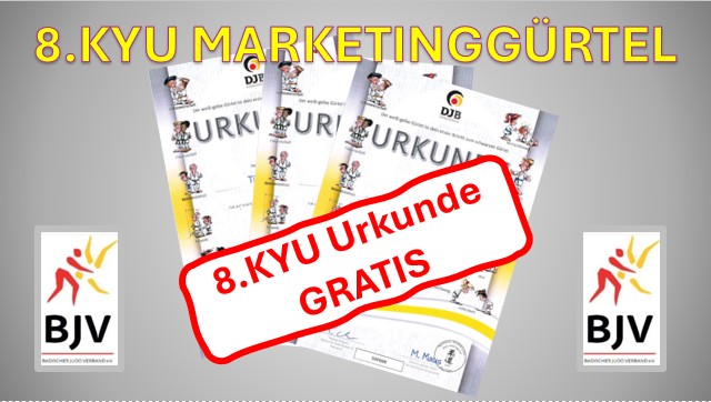 URKUNDE 8.KYU GRATIS