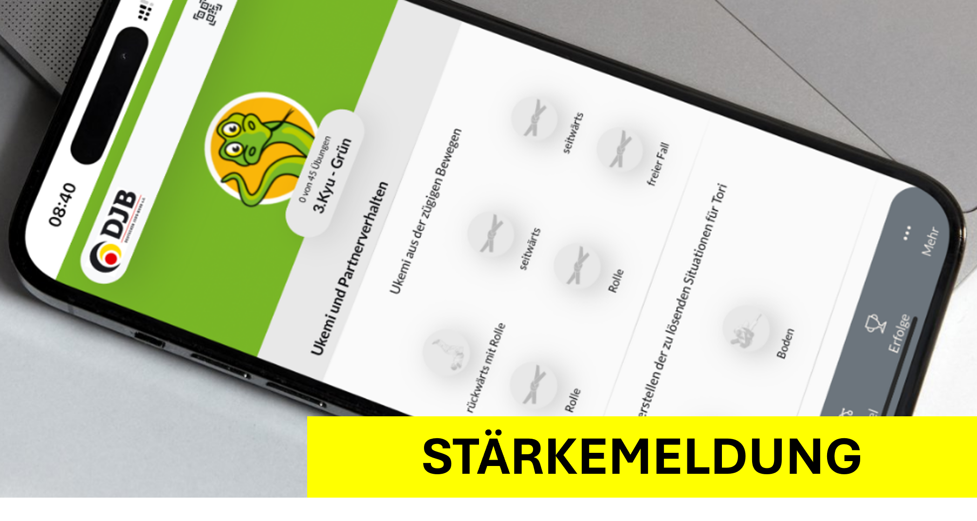 Online Schulung zur Stärkemeldung  - Judo News vom Badischen Judo-Verband